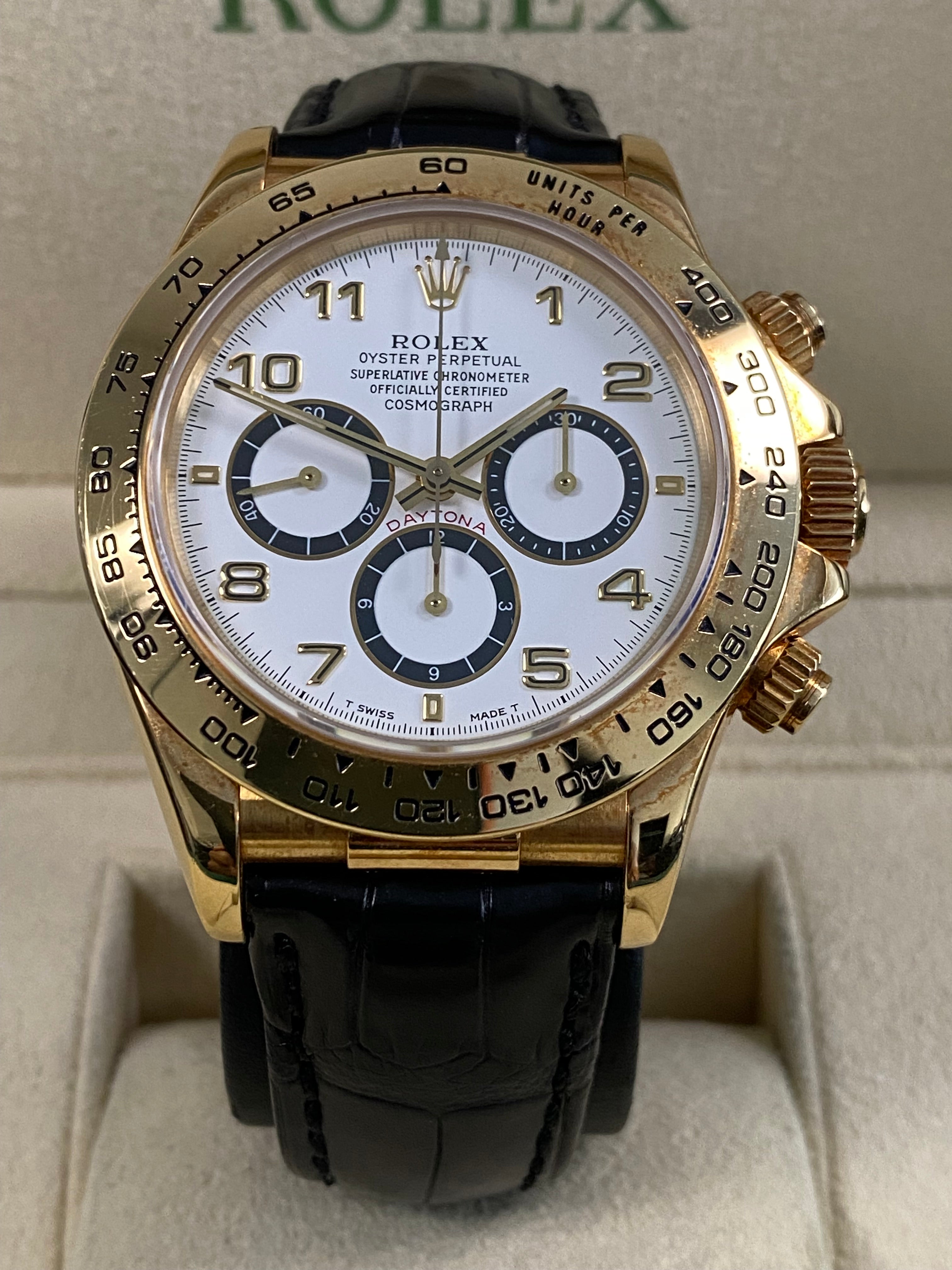 Rolex Cosmograph Daytona - 1993 - Zenith White Arabic Dial - 16518
