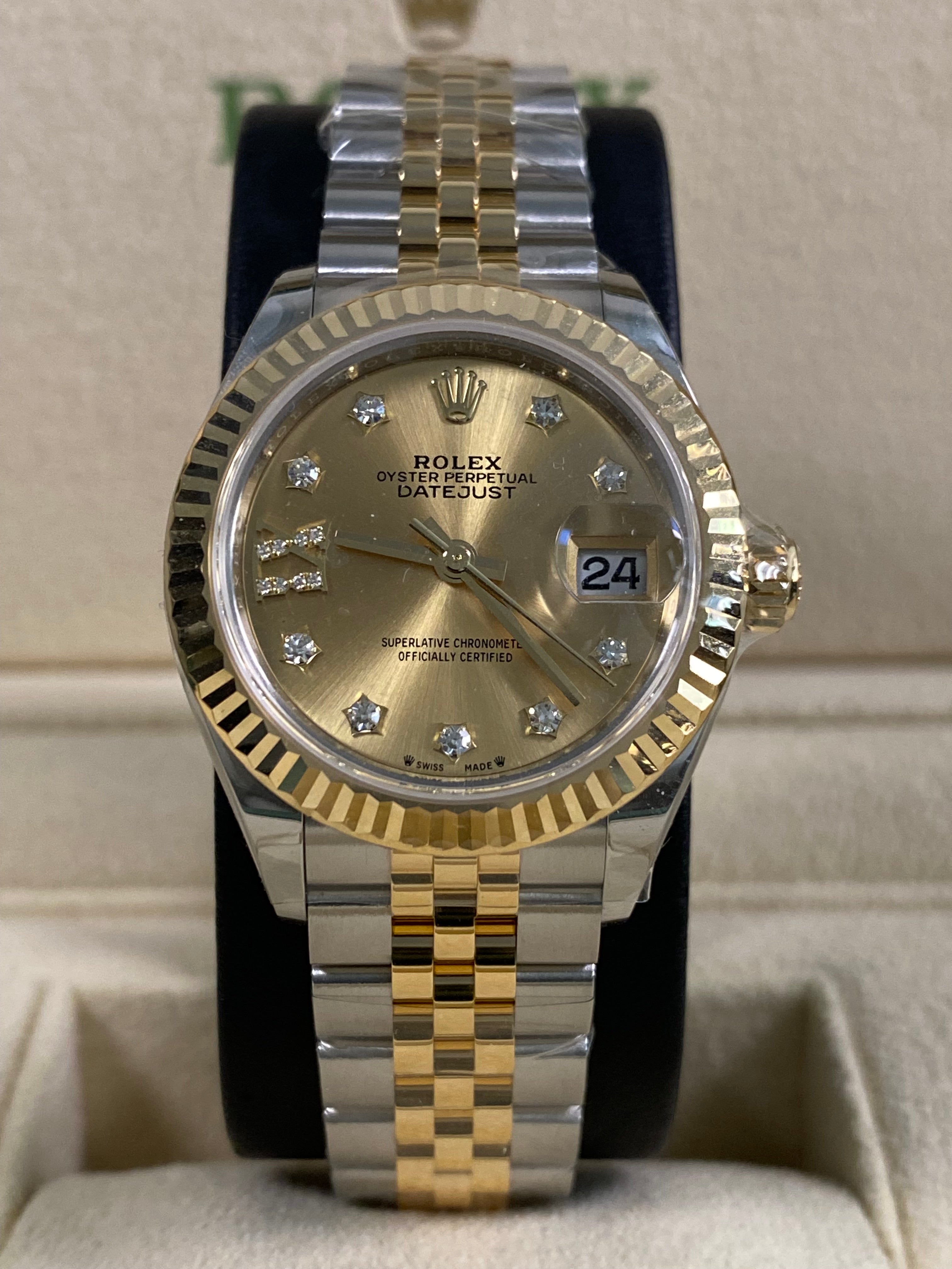 Rolex Lady-Datejust - 2025 - Star Diamond Dial - 279173 *FULL SET ...