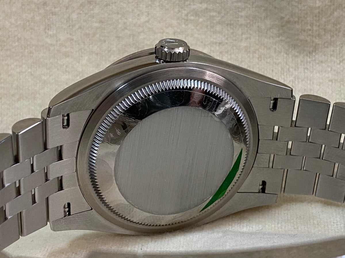 Rolex Steel Datejust 36 - 2024 - Diamond Bezel - Mother-of-Pearl Diamond Dial - Jubilee Bracelet - 126284RBR