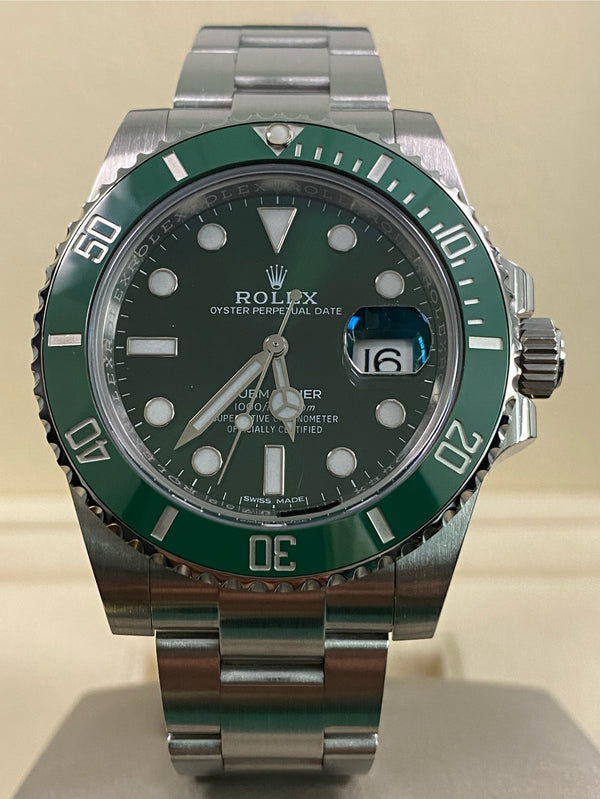 Rolex Steel Submariner Date - 2017 - "Hulk" - 116610LV *Discontinued Model*