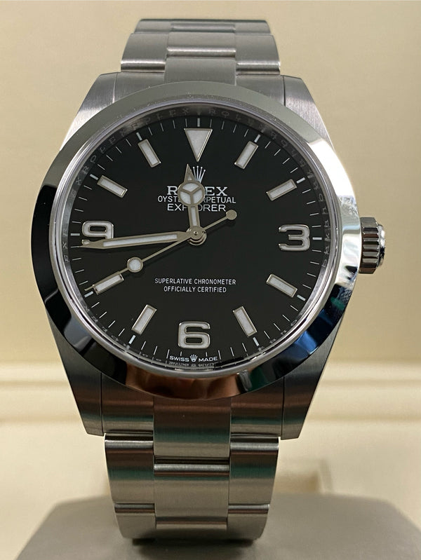 Rolex Oyster Perpetual Explorer - 2024 - Smooth Bezel - Black Dial - 224270 *FULL SET*