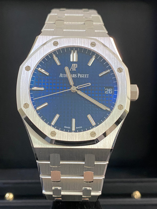 Audemars Piguet Japan Edition Royal Oak White Gold - Blue Dial - 15503BC *FULL SET*