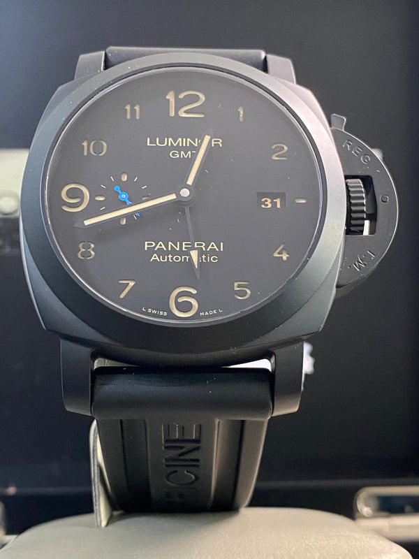 Panerai Luminor 1950 3 Days GMT -2020 - Black Ceramic - PAM01441 *FULL SET*