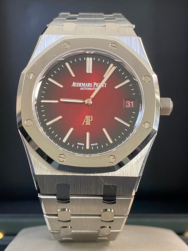 Audemars Piguet Royal Jumbo Extra-Thin Burgundy - 2024 - 16202XT *FULL SET*