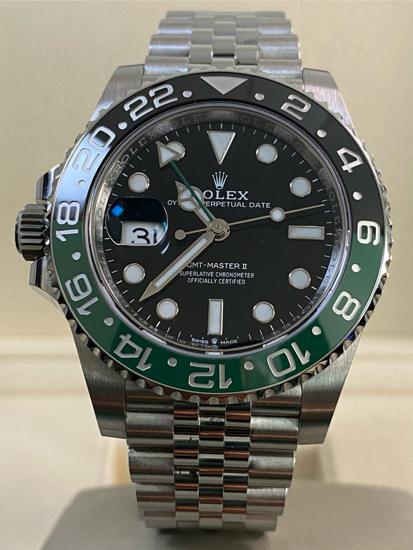 Rolex Steel Left-Handed GMT-Master II - 2025 - "Sprite" - Jubilee Bracelet - 126720VTNR *FULL SET*
