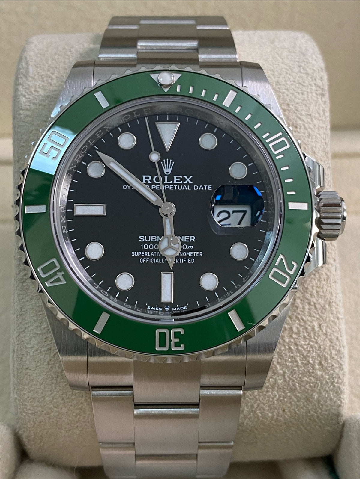 Rolex Steel Submariner Date - 2024 - "Kermit" MK2 - Black Dial - 126610LV *FULL SET*
