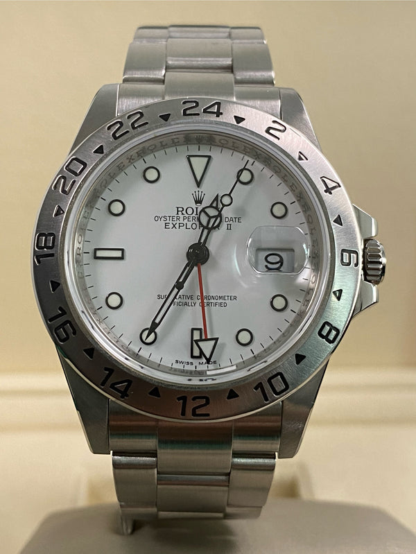 Rolex Oyster Perpetual Explorer II - "Polar" - 16570 *3186 Movement*