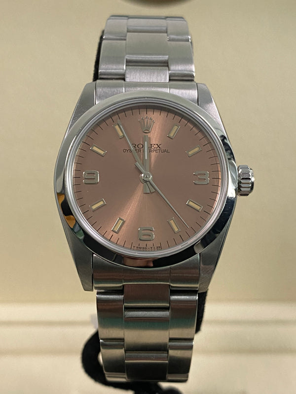 Rolex Oyster Perpetual 31 - Pink Salmon Dial - Oyster Bracelet - 77080