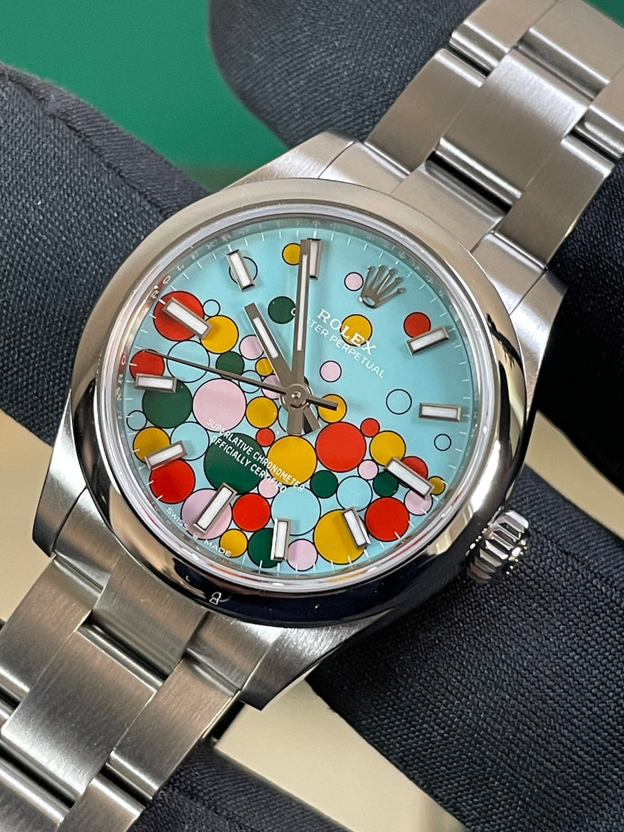 Rolex Oyster Perpetual 31 - 2023 - Domed Bezel - Celebration Dial - Oyster Bracelet - 277200