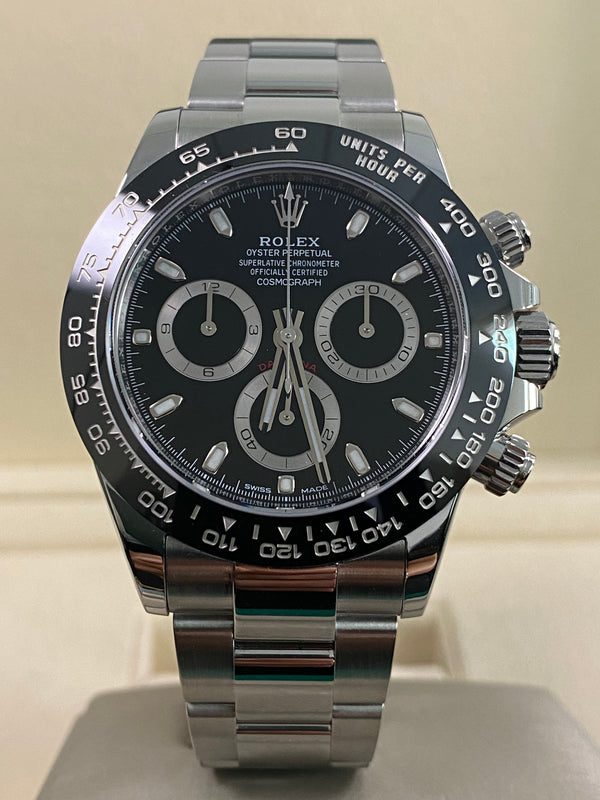 Rolex Steel Cosmograph Daytona - 2023 - Black Dial - 116500LN *FULL SET*