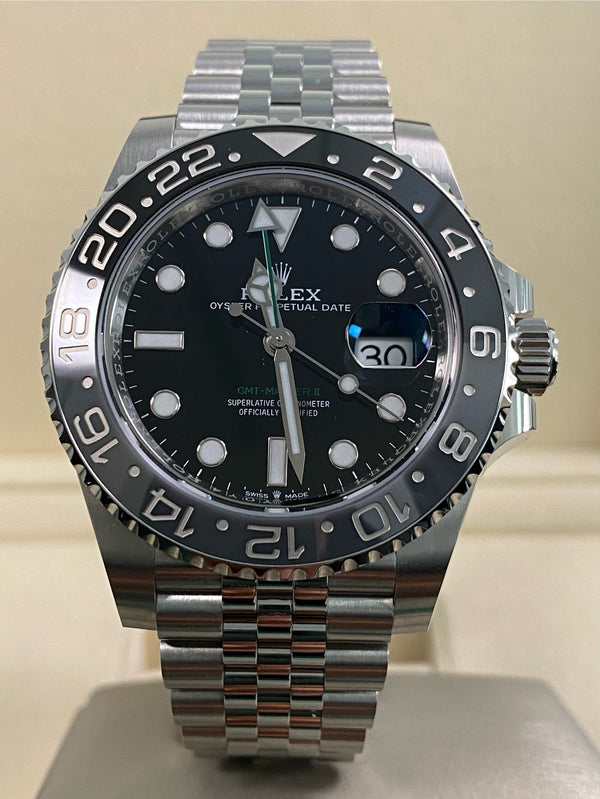Rolex Steel GMT-Master II - 2025 - "Bruce Wayne" - Jubilee Bracelet - 126710GRNR *FULL SET*
