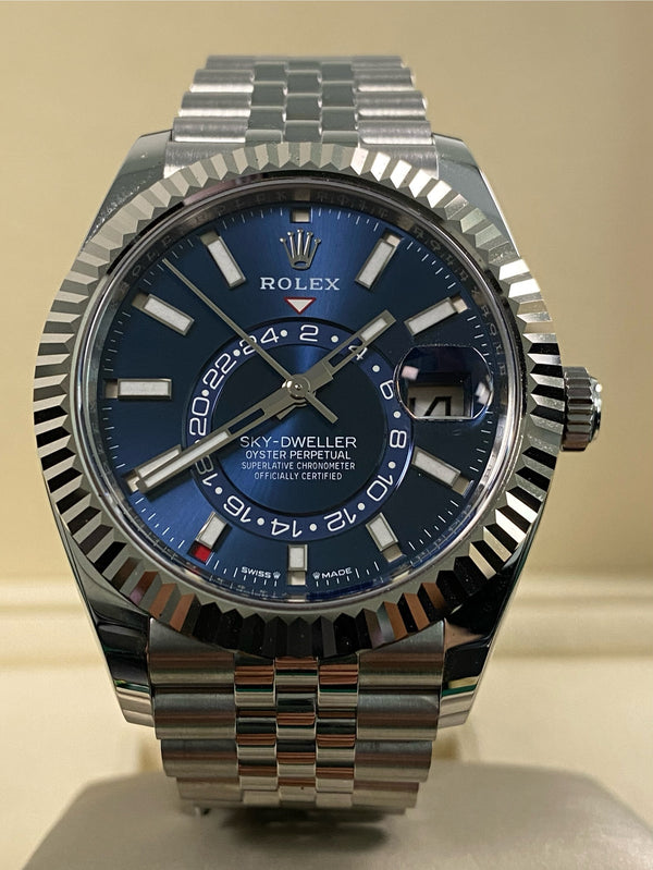 Rolex Sky-Dweller - 2024 - Blue Dial - Jubilee Bracelet - 336934 *FULL SET*