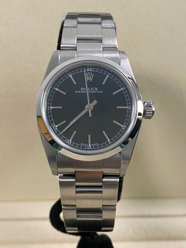 Rolex Oyster Perpetual 31 - Black Index Dial - Oyster Bracelet - 77080