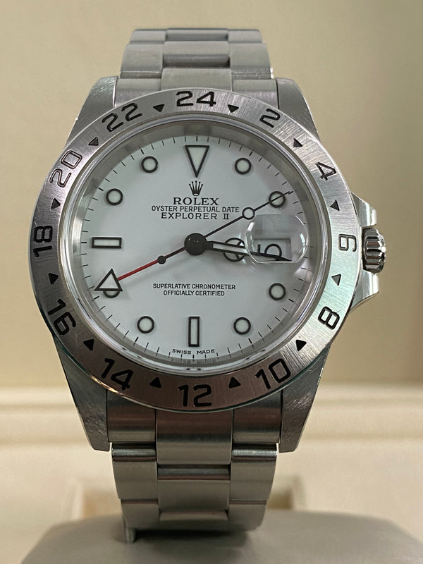 Rolex Oyster Perpetual Explorer II - 2000 - "Polar" - 16570 *UNPOLISHED*