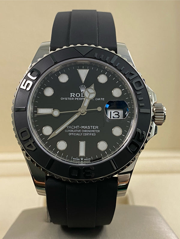 Rolex Yacht-Master 42 - 2020 - Black Dial - Oysterflex Strap - 226659 *FULL SET*