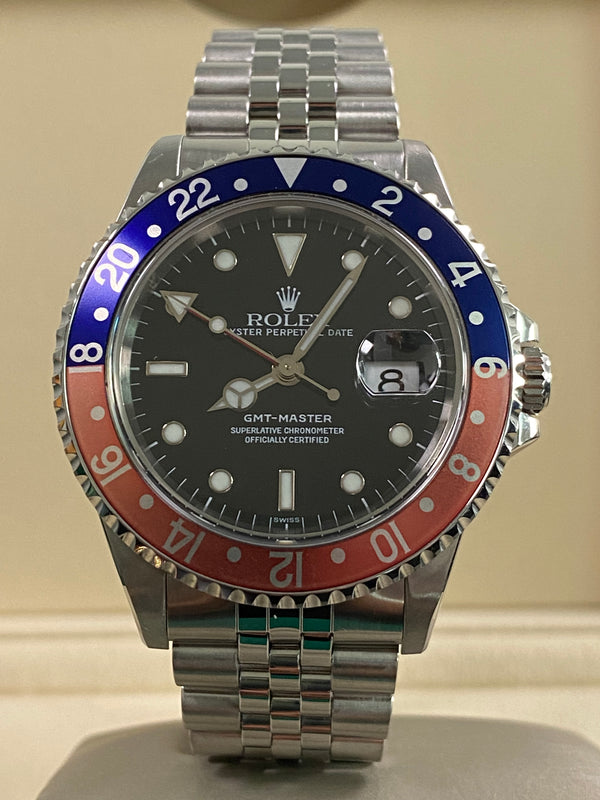 Rolex GMT-Master 1999 -  "Pepsi" - Jubilee Bracelet - 16700 *FULL SET*