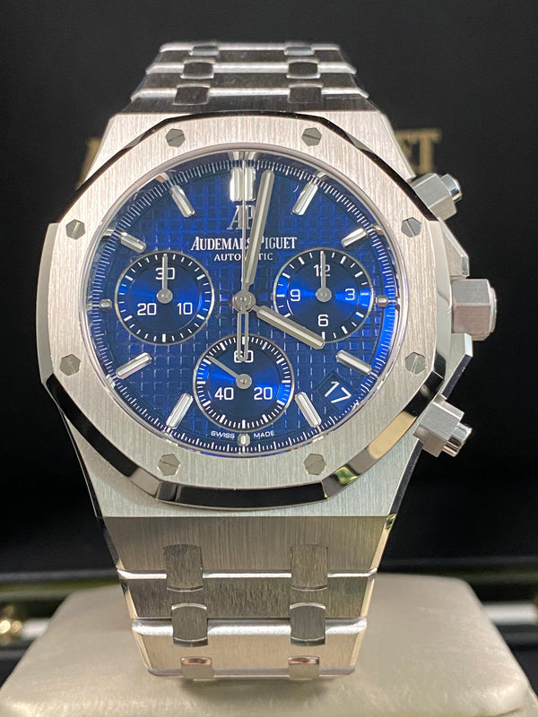 Audemars Piguet Royal Oak Chronograph - 2021 - Blue Dial Japan Edition- 26239BC *Limited*