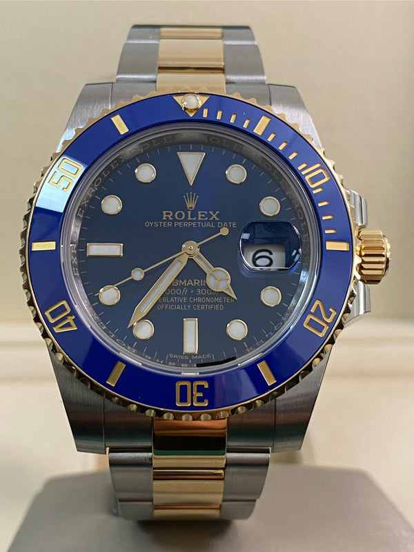 Rolex Steel & Yellow Gold Submariner Date - 2019 - "Bluesy" - 116613LB *FULL SET*