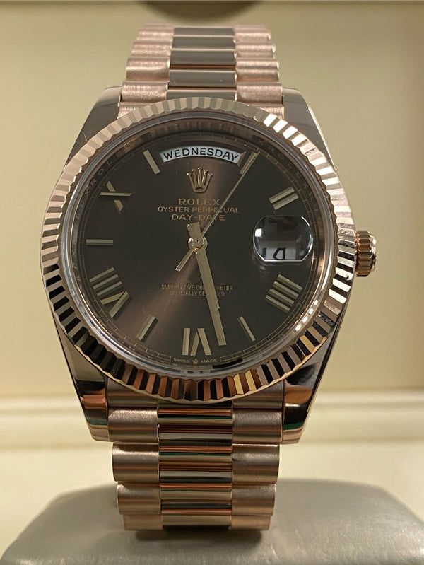 Rolex Day-Date 40 - 2023 - Chocolate Dial - 228235 *FULL SET*