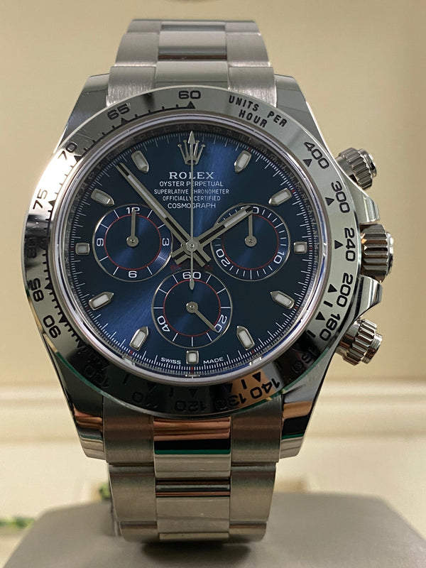 Rolex Cosmograph Daytona - 2020 - Blue Dial - 116509 *UNPOLISHED*