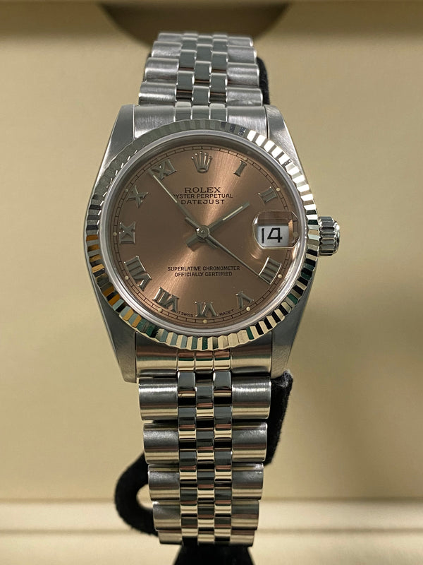 Rolex Datejust 31 - 1991 - Pink Roman Dial - 68274