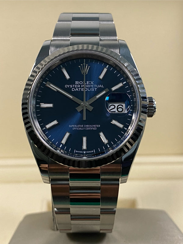 Rolex Datejust 36 - 2025 - Blue Index Dial - 126234 *FULL SET*