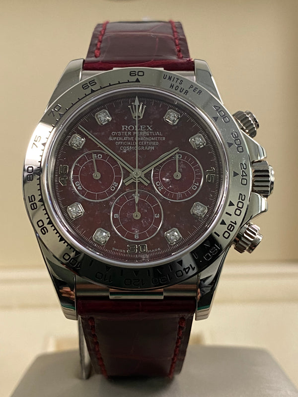 Rolex Cosmograph Daytona - 1999 - Zenith Grossular Stone Diamond Dial - 16519 *FULL SET*