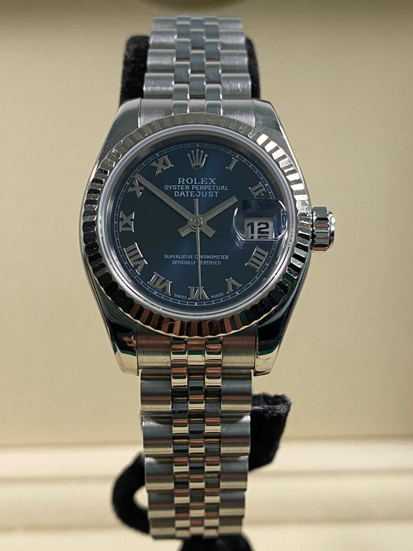 Rolex Lady-Datejust - Blue Roman Dial - 179174