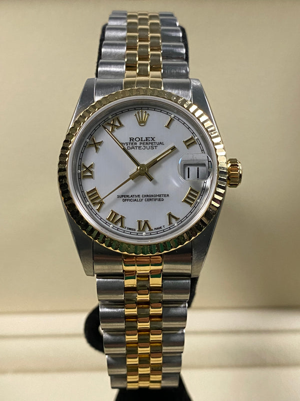 Rolex Datejust 31 - 1993 - White Roman Dial - 68273