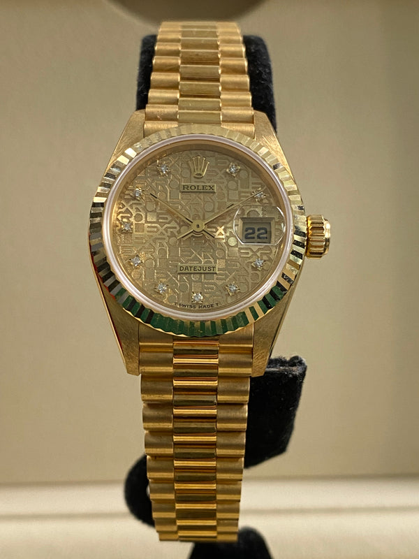 Rolex Lady-Datejust - 1995 - Anniversary Diamond Dial - 69178 *New Old Stock*