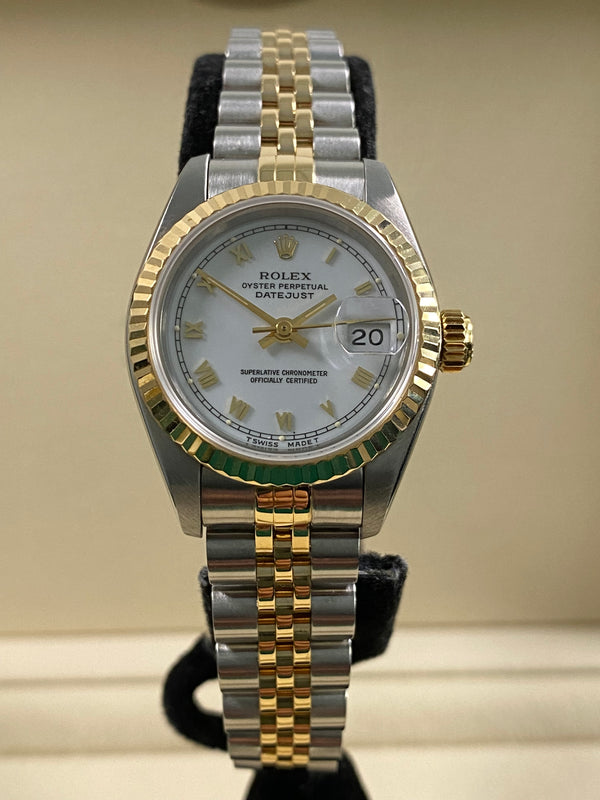 Rolex Lady-Datejust - 1993 - White Roman Dial - 69173 *FULL SET*