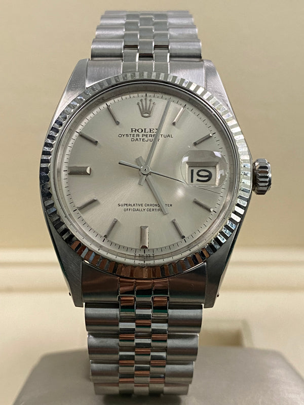Rolex Steel Datejust 36 - 1969 - Silver Index Dial - Jubilee Bracelet - 1601