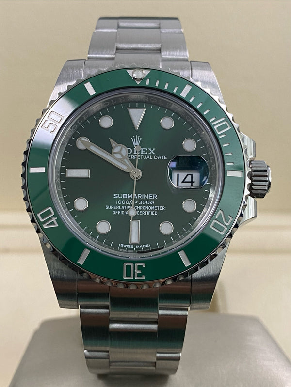 Rolex Steel Submariner Date - "Hulk" - 116610LV *Discontinued Model*