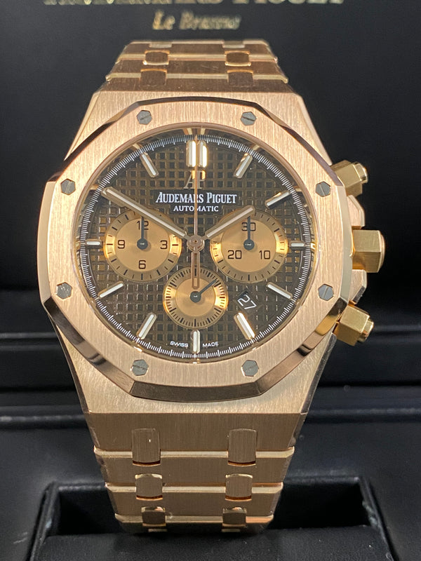 Audemars Piguet Royal Oak Chronograph - 2018 - Chocolate Dial - 26331OR *FULL SET*