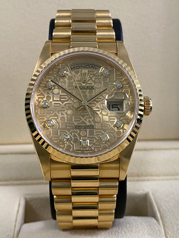 Rolex Day-Date 36 - 1996 - Anniversary/Computer Dial  - 18238 *UNPOLISHED*