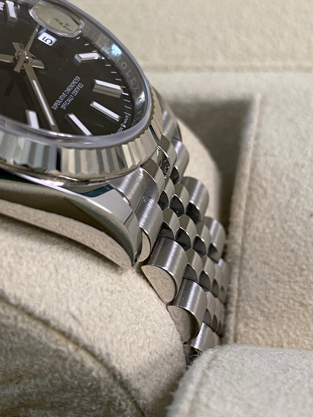 Rolex Steel Datejust 36 - 2024 - Fluted Bezel - Black Index Dial - Jubilee Bracelet - 126234 *FULL SET*
