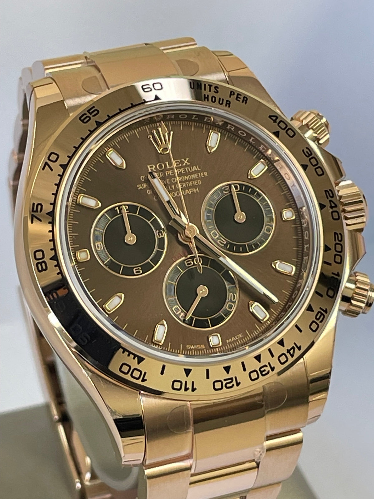 Rolex Everose Gold Cosmograph Daytona - 2023 - Chocolate Dial - 116505