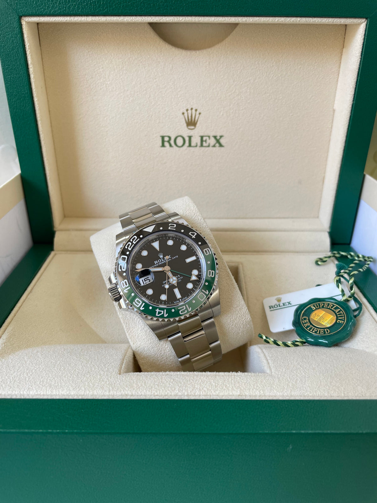 Rolex Rolex Steel GMT-Master II - 2023 - "Sprite" - Oyster Bracelet - 126720VTNR
