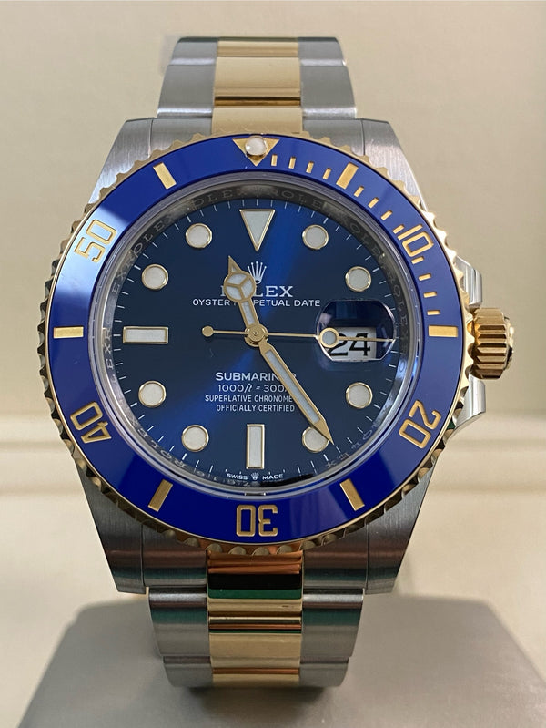 Rolex Steel & Yellow Gold Submariner Date - 2022 - "Bluesy" Blue Bezel - Blue Dial - 126613LB *FULL SET*