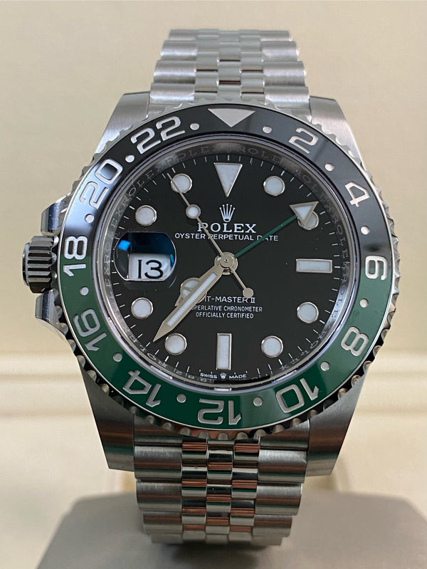 Rolex Steel Left-Handed GMT-Master II - 2025 - "Sprite" - Jubilee Bracelet - 126720VTNR *FULL SET*