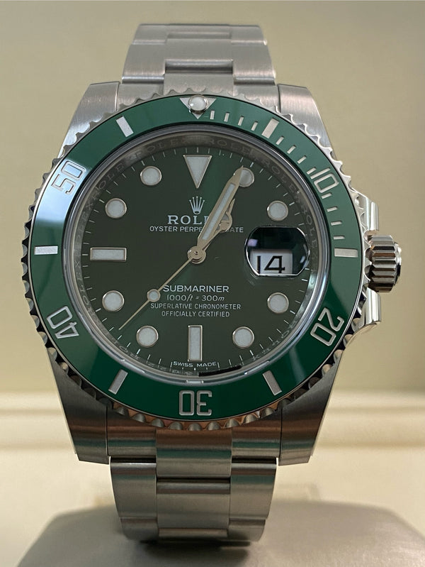 Rolex Steel Submariner Date - 2020 - "Hulk" - 116610LV *NOS*