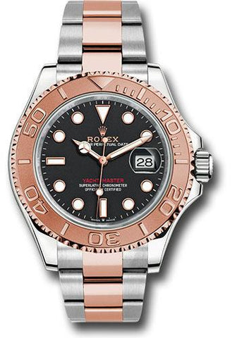 Rolex Steel and Everose Gold Yacht-Master 40 Watch - Black Dial - 3235 Movement - 126621 bk