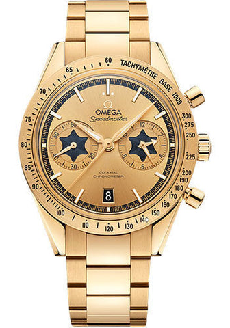 Omega Speedmaster '57 Omega Co-Axial Chronograph "Rory McIlroy" Special Edition - 41.5 mm Yellow Gold Case - Champagne Dial - 331.50.42.51.08.001