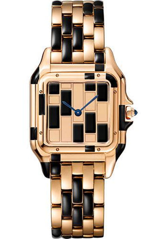 Cartier Panthere de Cartier Watch - 27 mm Pink Gold Case - Gold Dial - WGPN0011