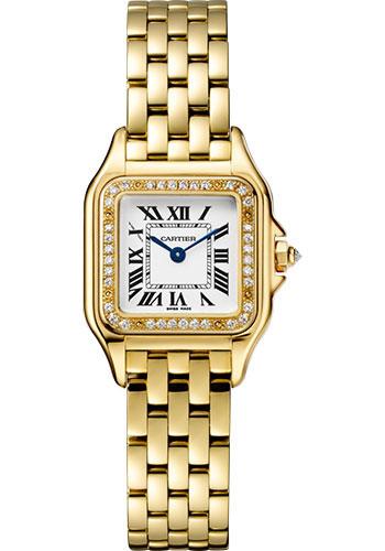 Cartier Panthere de Cartier Watch - 22 mm Yellow Gold Case - Diamond Bezel - WJPN0015