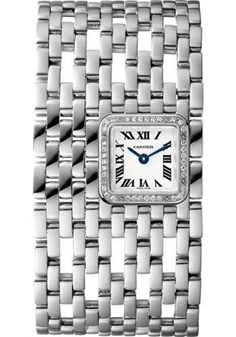 Cartier Panthere de Cartier Cuff Watch - 22 mm White Gold Case - Diamond Bezel - WJPN0021